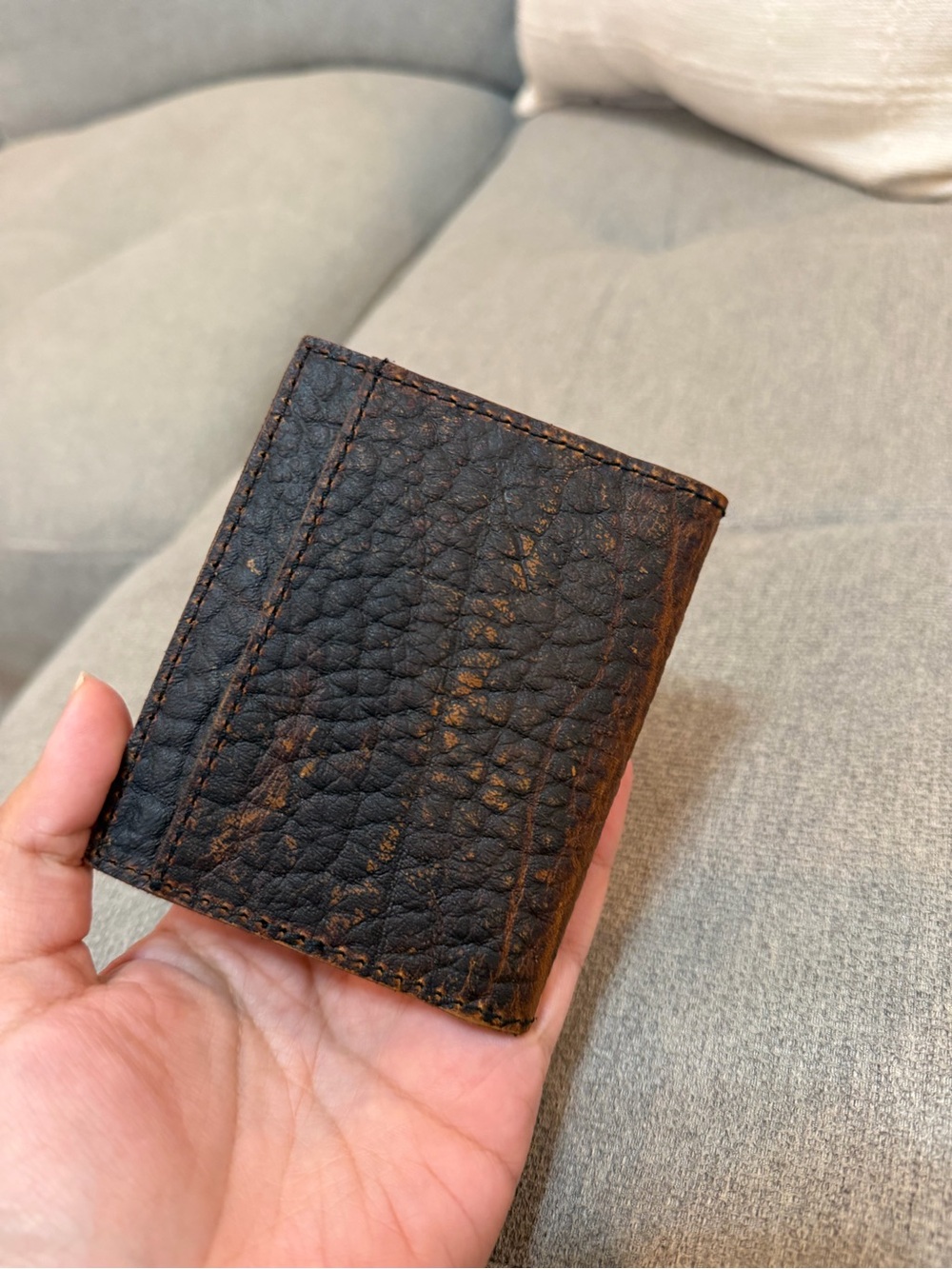 Red Dirt Hat Co Leather Bifold Card Case And Wallet - Picture 3 of 5